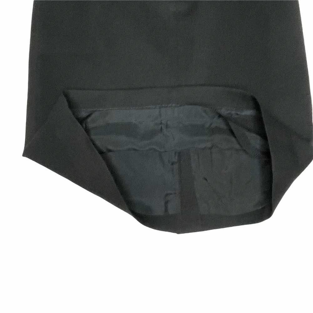 Vintage Christian Dior Charcoal Gray Pencil Skirt - Picture 9 of 15